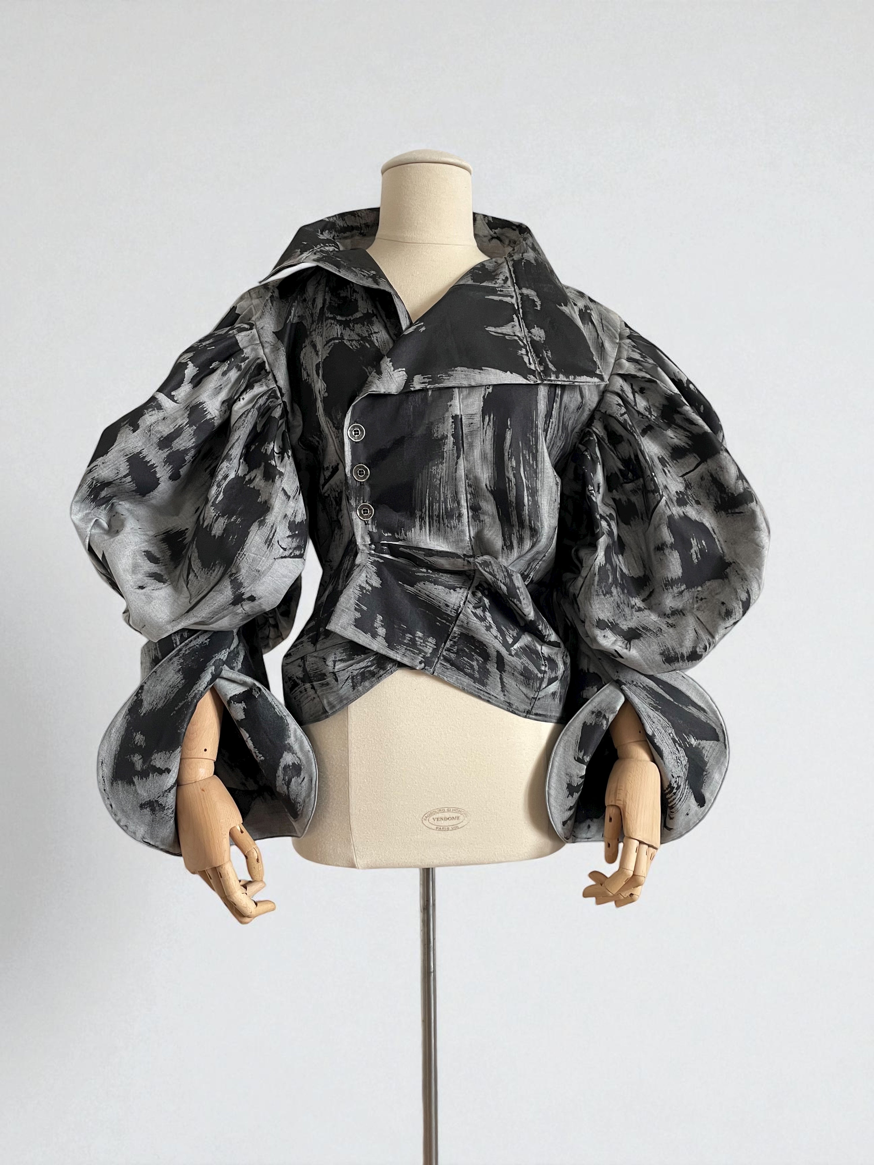 Like crane feathers shirt