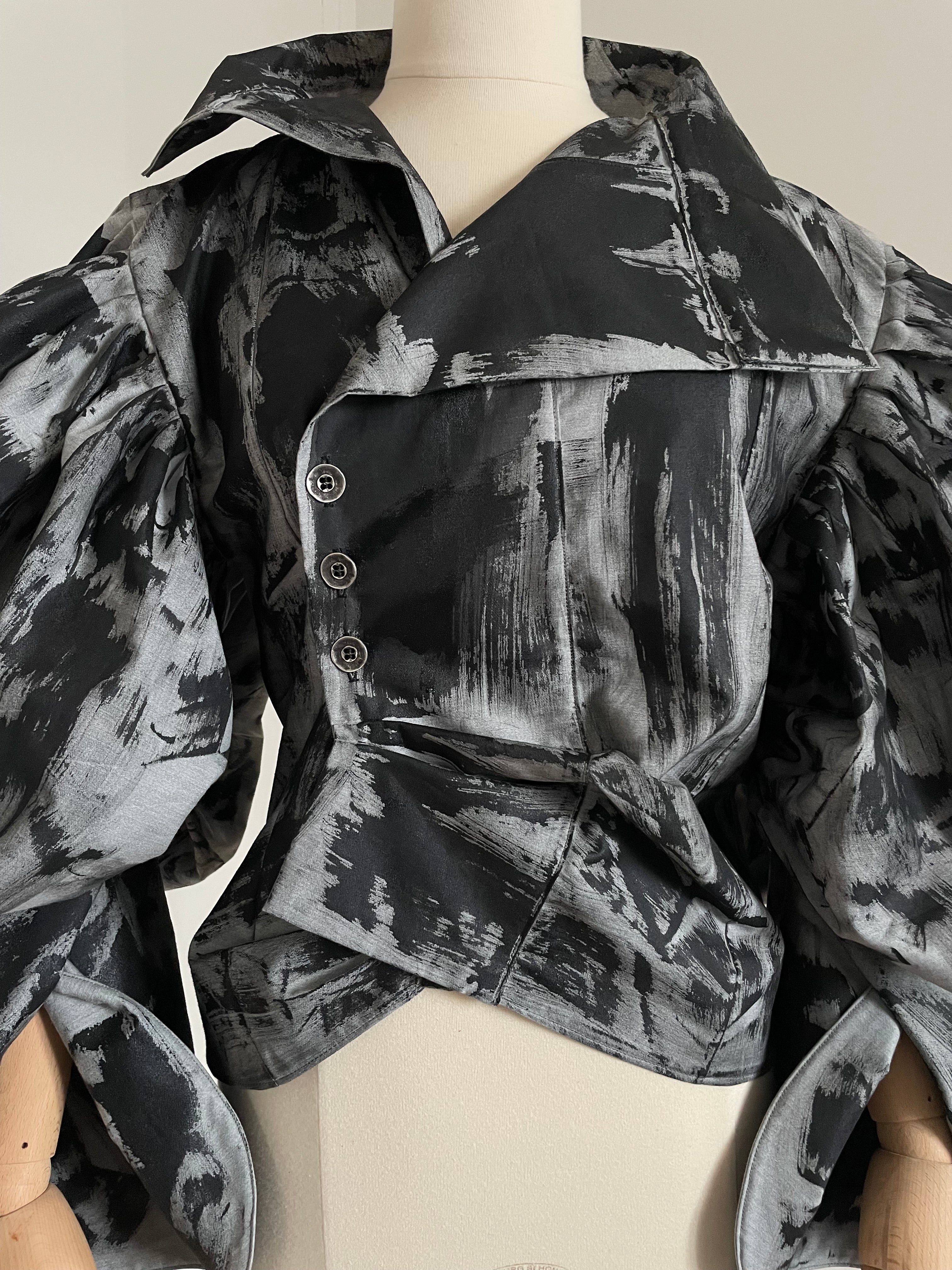 Like crane feathers shirt