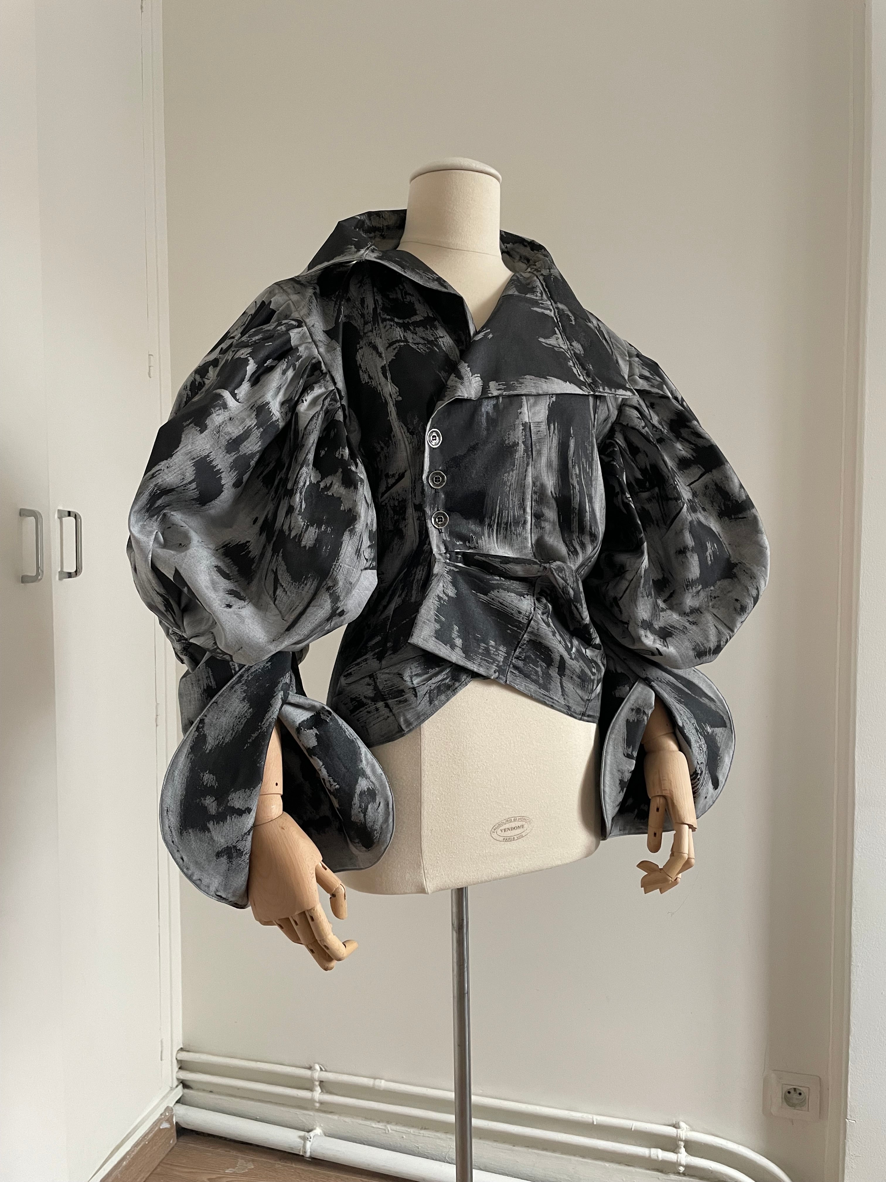 Like crane feathers shirt