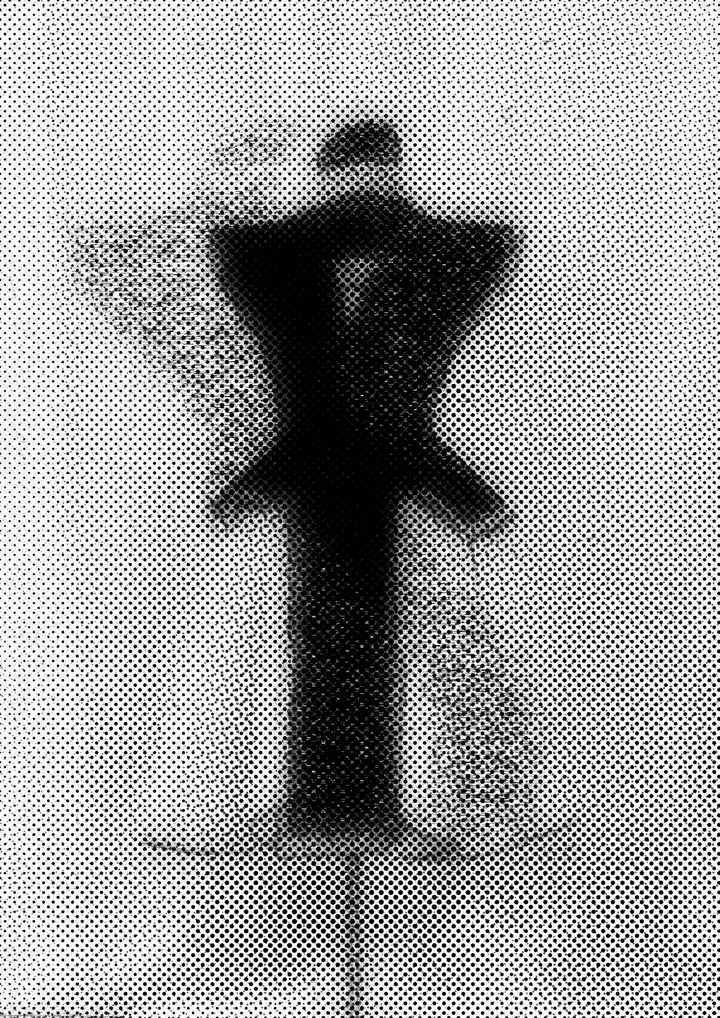 Gisèle sortant des flammes